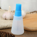 Silicone Oil Bottle with Brush Grill Liquid Oil Pastry Kitchen Baking BBQ Tool