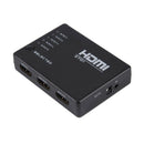 5 PORT HDMI Splitter Switch Selector Switcher Hub+Remote 1080p For HDTV ZKZ