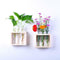 Wall Hanging Flower Vase Bottle in Wood Stand Terrarium Home Party Wedding Decor
