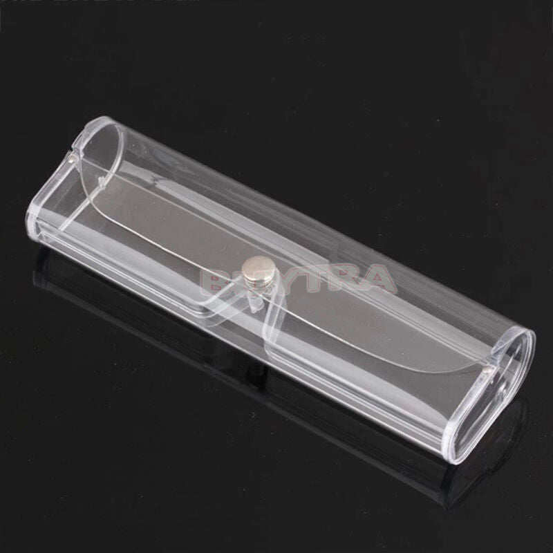 Transparent Glasses Case Soft plastic Protective Box for Presbyopic gl M7CA TO