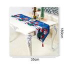 New Christmas Table Cover Cloth Festive Decor Creative Christmas Tablecloth Z7N6