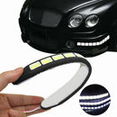 Pair 2x 12V 20W Waterproof LED Daytime Running Light DRL COB Strip Lamp Fog Car