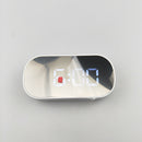 Led Mirror Alarm Clock Digital Snooze Table Clock Wake Up Light Electronic  A1I9