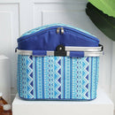 Lightweight Picnic Basket Collapsible Insulated Cooler Bag 26L Big Capacity