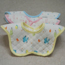 1Pc Baby bibs round neck 360 degree burp cloths infant saliva tow ME