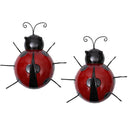 Metal Wall Decor, Wall Art, Wall Sculpture, Ladybug Hanging Decoration,