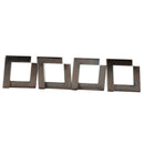 Alloy Square Lock Puzzle Brain Tester Iq Test Kids Adults Intelligent Toys  L6L3