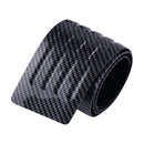 Carbon Fiber Rubber Rear Bumper Guard Protector Cover Sill Plat Trunk Strip Trim