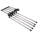 1PC 5 Tier Portable Clothes Hanger Pants Racks Trousers Storage Drying Hanger ME