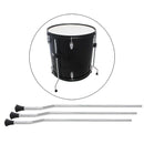 Pack of 3 Metal Tom Drum Legs Anti-Slip Surface Plating Anti-Rust Parts Accs