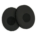 Protein Leather Ear Pads Cushions for Sennheiser HD228 HD218 HD219 (Black)
