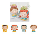 4x Lovely Plants Pot Planter Pot Mini