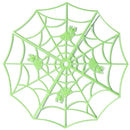 Luminous Halloween Spider Web Glow in The Dark Wall Stickers Decor Decals DIY