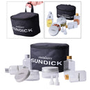 6Pcs BBQ Grilling Spice Jars Condiment Pepper Salt Bottle with Travel Bag