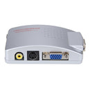 PC Laptop VGA to TV RCA Composite S-video Switch Converter Signal Adapter A