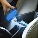 1Pc Auto Car Dome Lamp USB Charging Roof Led Ceiling Reading Light Ice Blue