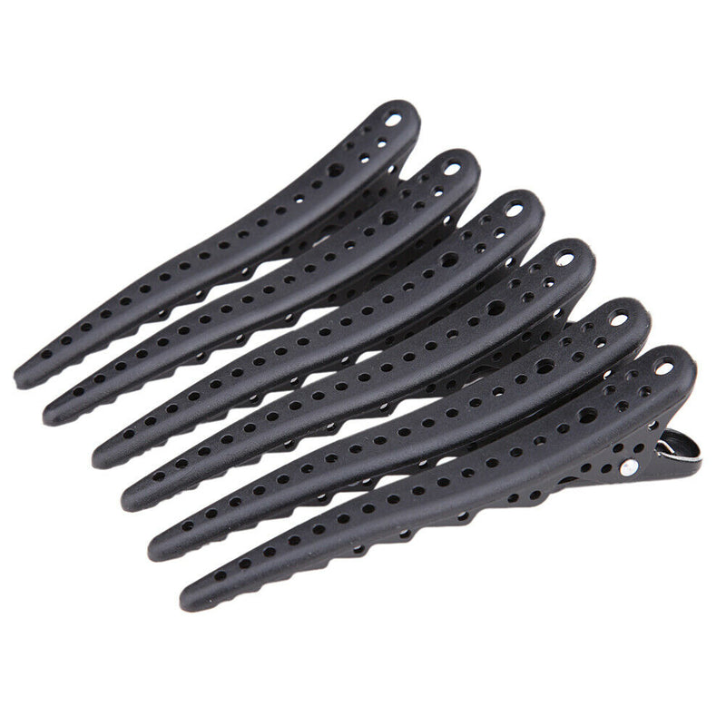 6Pcs Black Hairpin Clip Mouth Salon Hair Tools Accessories Hair Care Stylin