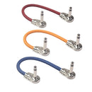 Guitar Effect Pedal Connection Cable 6.35mm Mono Male to Male Copper Braid Wire