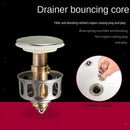 Universal Wash Basin Bounce Drain Filter Sink Drain Vanity Stopper Bathroom