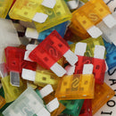 200 pcs car safety fuses 19mm 5 - 30A car fuse assortment  BX