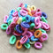 160Pcs Colorful Child Kids Hair Holders Cute Rubber Hair Band Pro Elastics Ropes
