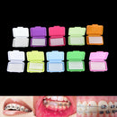 2Packs Fruit Scent Dental Orthodontics Ortho Wax For Braces Gum Irritation ME