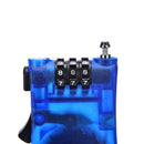 3Feet Retractable BMX Bike Bicycle Cycle Cable Combination Lock Luggage Blue BX