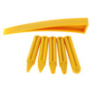 5PCS Hail Removal Kit Dent Repair Tool Nylon Pen +1Pcs Support Clip