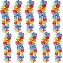 Lots 12X Hawaiian Lei Leis Flower Necklace Garland For Tropical Beach Party UK