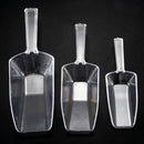 5X(3 piece Pallet Ice scraper shape plastic scoop - Transparent R2P7)