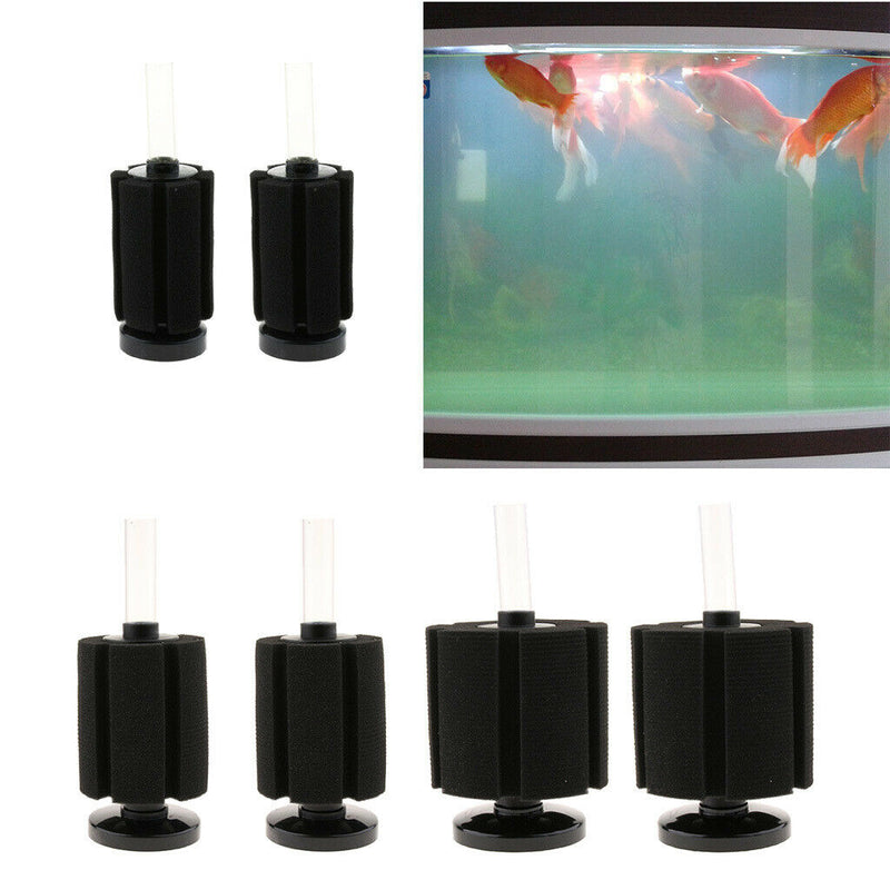Two Pieces Aquarium Fish Tank Biochemical Sponge Plastic Water Filter 1