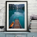 Acrylic Painting By Numbers DIY Clear Lake Drawing Hand Painted Wall Craft