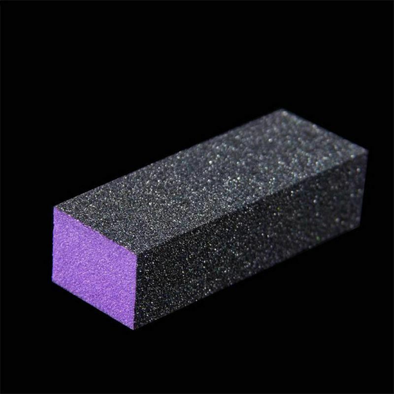 10pc Purple 2-Way Nail Buffer Block Files for Acrylic or Gel Nails W3U6