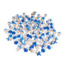 100 Stk. Universal Motorcycle Inline Gas Petrol Fuel Filter 6mm 1/4" Blue