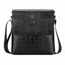 New Men's Alligator Pattern Flap Shoulder Bags For Men Messenger Bag Busine P6X9
