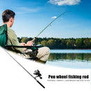 1m Telescopic Mini Spinning Fishing Rod Pen Shaped Fishing Pole with Reel
