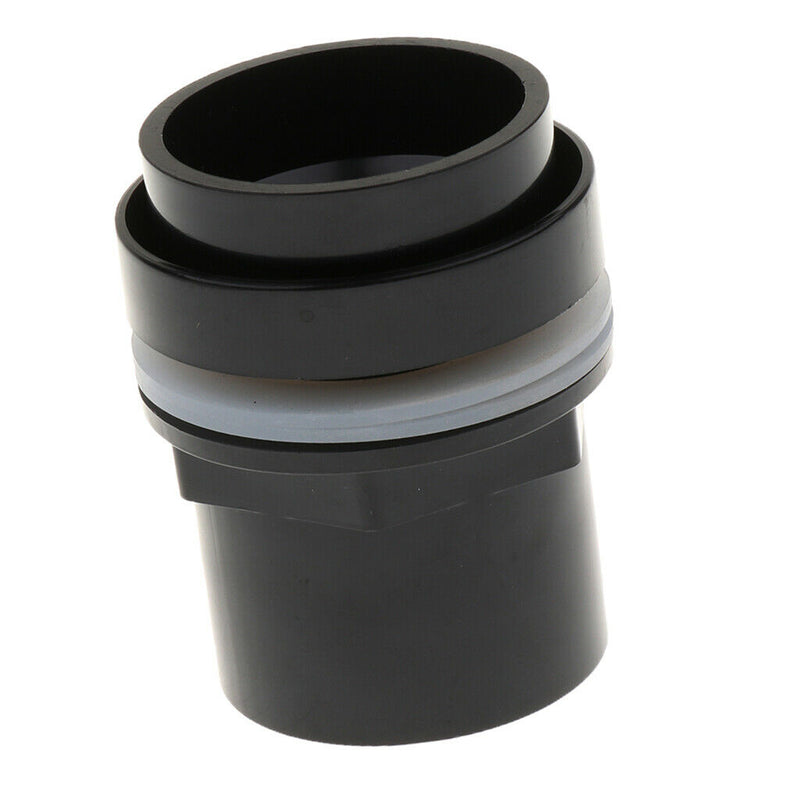 Fish Tank Water Pump Tube Aquarium Pipe Connector Adapter 50mm Dia 2x