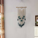 Handmade Macrame Wall Hanging Woven Wall Art Macrame TapestryBoho Wall Deco U6V7