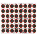 48x 25mm Round Rubber Bicycle Tire Patch Cycle Repair Tools Tube Puncture OZ