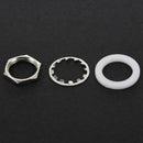 5X Black 3PDT 9-Pin Guitar Effects Stomp Switch Pedal Box Foot Metal True B