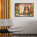 5D Couple Diamond Painting Full Round Rhinestone Art DIY Picture Mosaic Kit