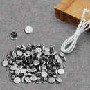 100Pcs 12-8-2 Wear-Resistant Sleeve Studs Car Atv Tire Anti-Skid Nails M5E3