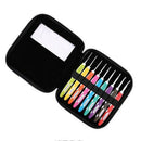 9Pcs Crochet Hooks Set Knitting Smooth Needles Tools Ergonomic Crochet Set  T4W7