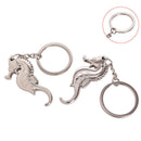 2Pcs seahorse keychains key rings bottle opener keychains & key holder 3C