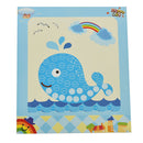 1 Pcs DIY Button Drawing Painting Interactive Material Kids Educational Toys BX