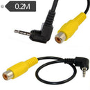 1Pc 2.5mm AV-in Converter Video Cable Stereo Male Plug To RCA Female AdapteS Kw