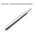 2pcs Emergency Camping Hiking Picnic Retractable Pipe Portable Blow Fire Tube