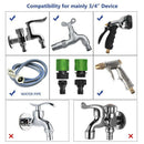 Garden Quick Connect Release Water Hose Fittings Plastic Connectors, Male & Z3W5