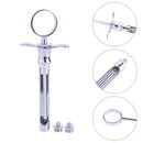 Stainless Steel Dental Aspirating Syringe Dentist Surgical Instruments 1.8ML LJ