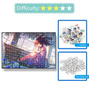 1000pcs Bench and Girl Jigsaw DIY Paper Puzzle Assembling Picture Toys Gift